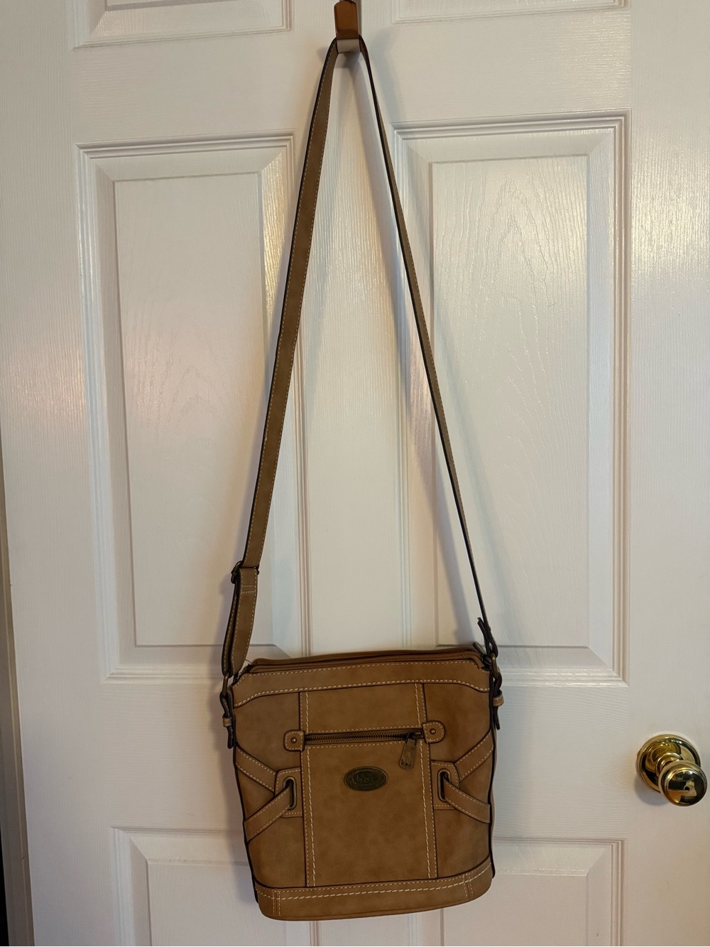 boc Tan Crossbody Bag